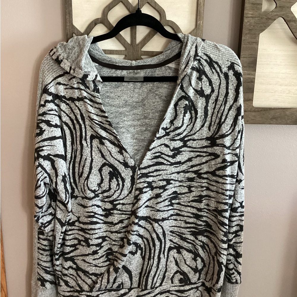 Jessica Simpson Zebra Print Women's Sweater